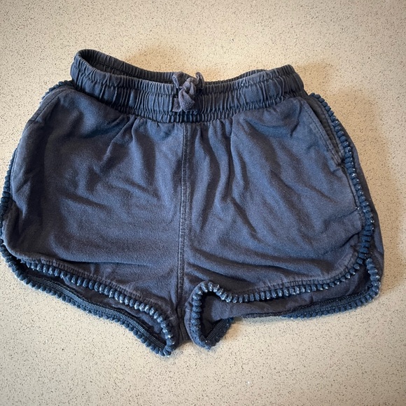Pom-Pom navy tea collection shorts - Picture 1 of 2